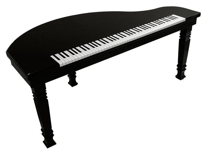Piano shaped Table