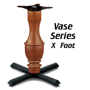 Vase Series X Foot table base