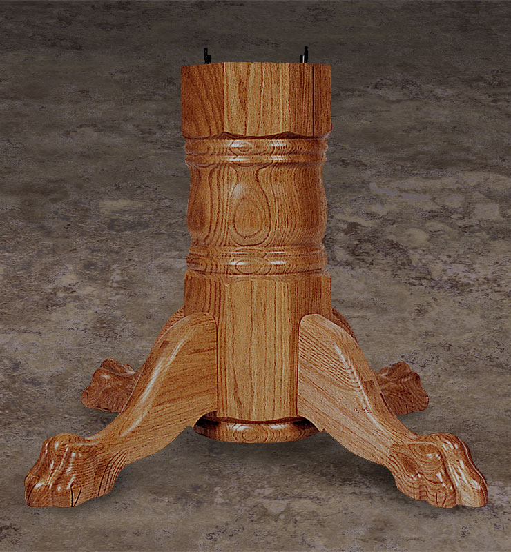 AO Series Claw claw foot wooden table base