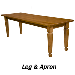 Base 69 – Leg & Apron craftsman ornate wooden table leg base