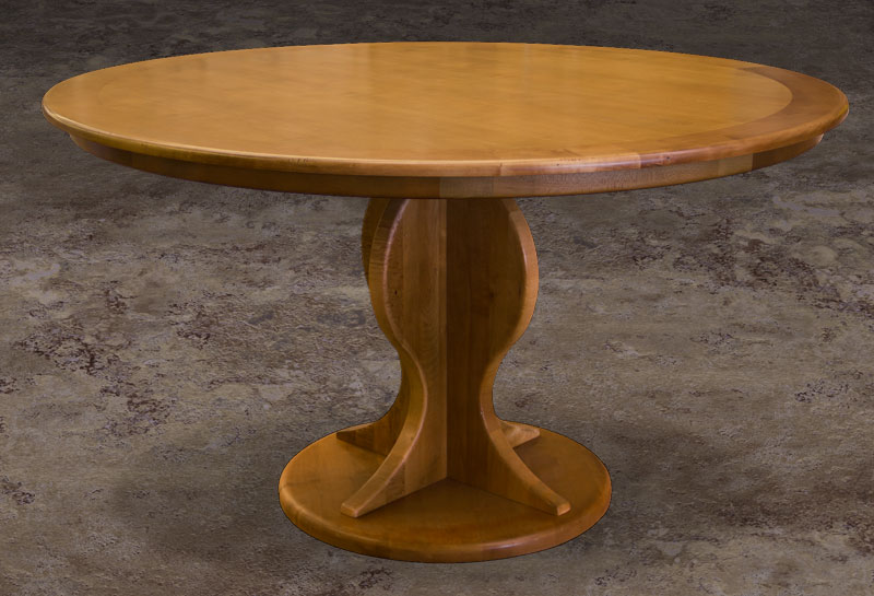 Silhouette Series wooden curved table base