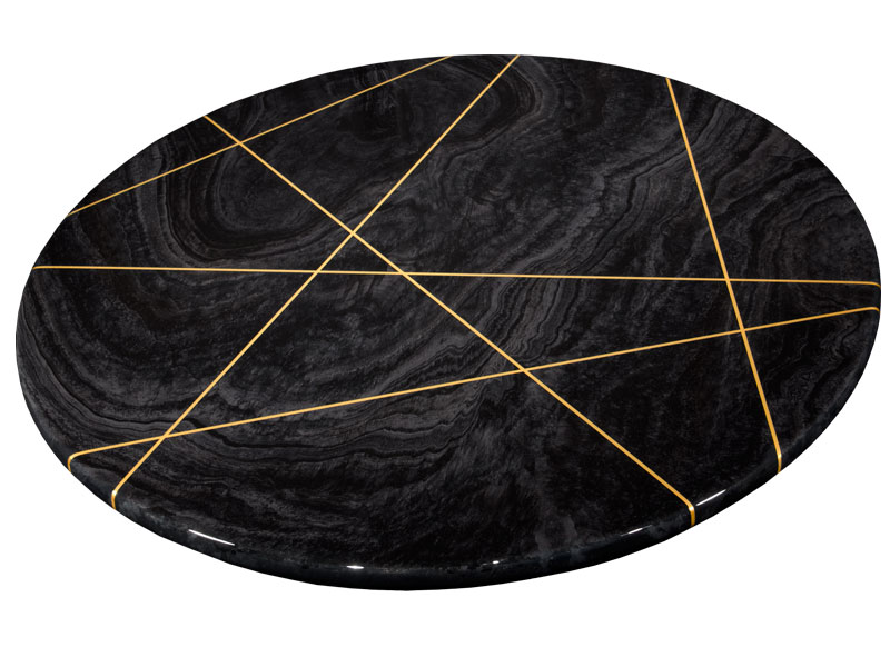 Black Marble Table Top