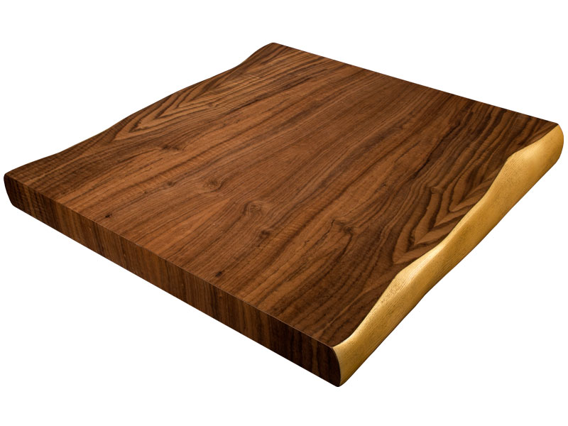 Walnut Edge Wooden Table